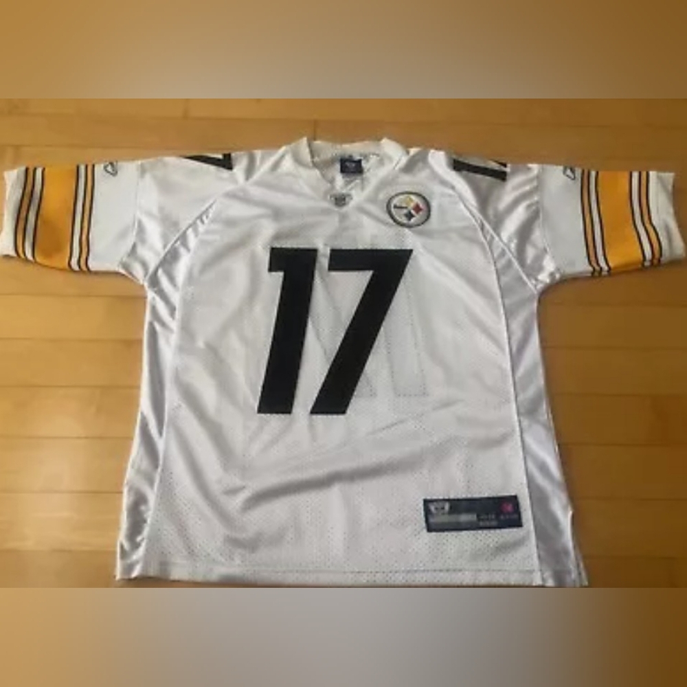 Pittsburgh Steelers NFL Football Jersey Wallace #17 Size 52 short sleeve Reebok